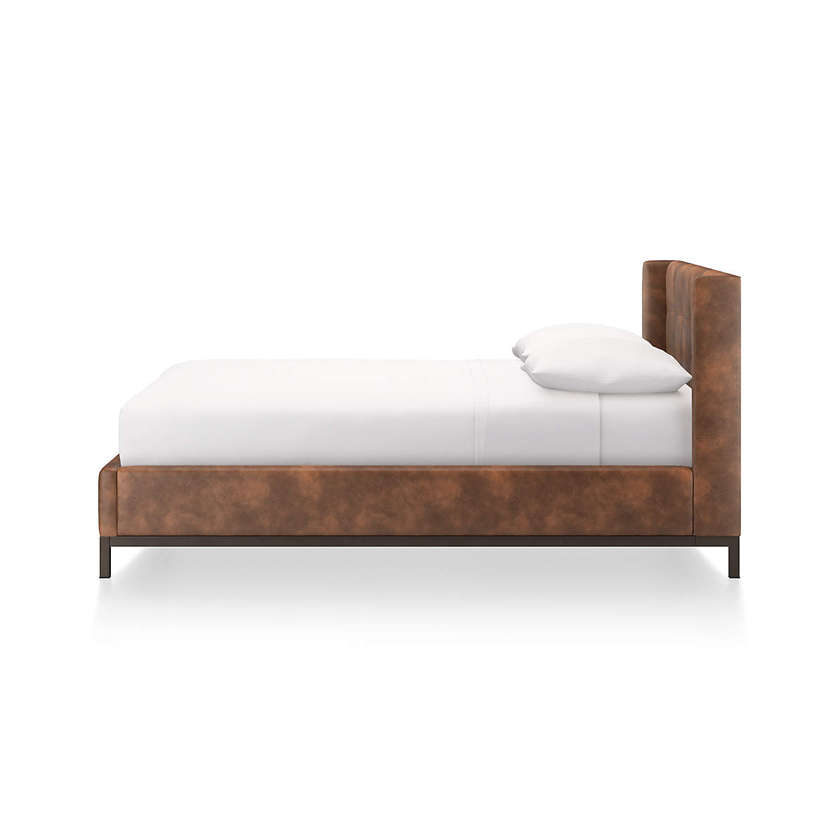 Maxwell King Leather Tufted Bed-King thumbnail 3