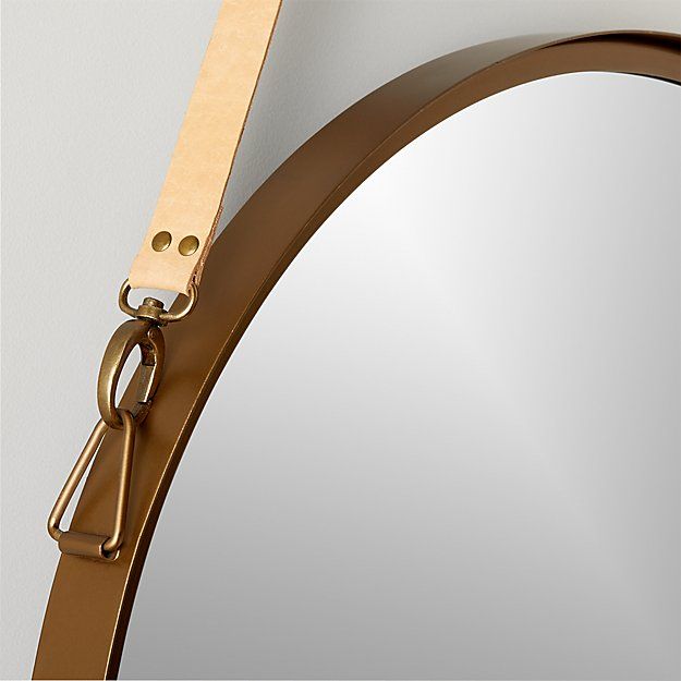 VICTOR LEATHER MIRROR thumbnail 3