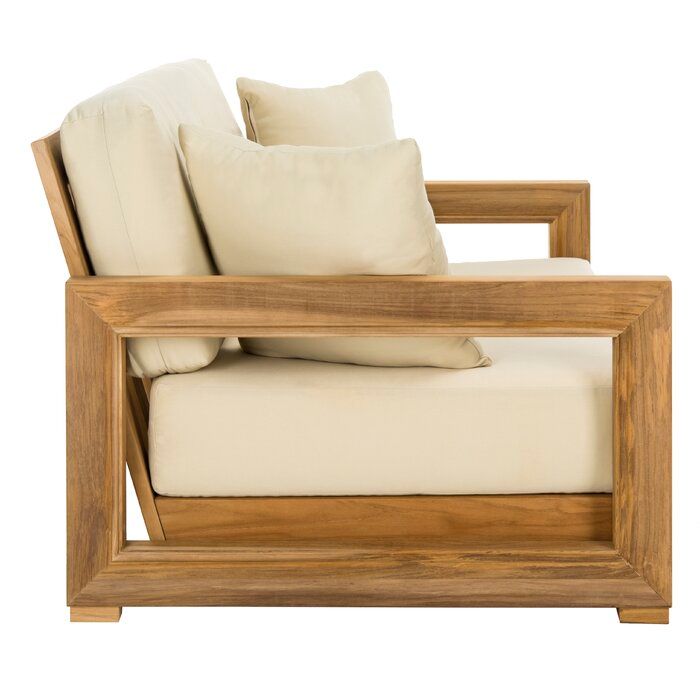 Lakeland Teak Patio Sofa with Cushions thumbnail 4