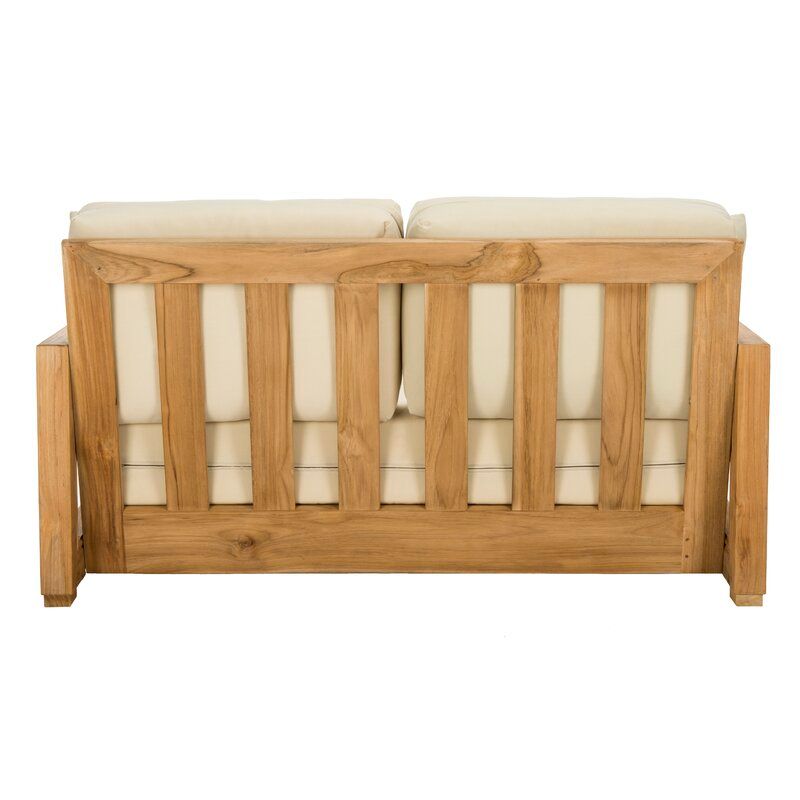 Lakeland Teak Patio Sofa with Cushions thumbnail 6
