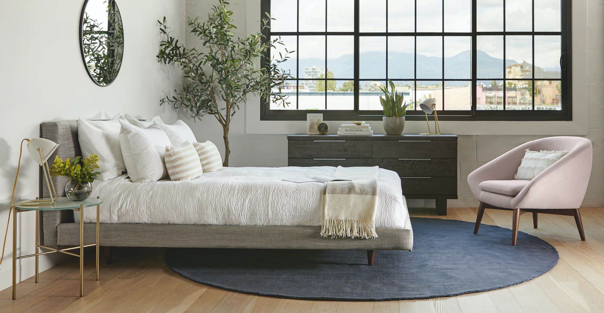 Taiga Smoke 6 Drawer Low Double Dresser thumbnail 2
