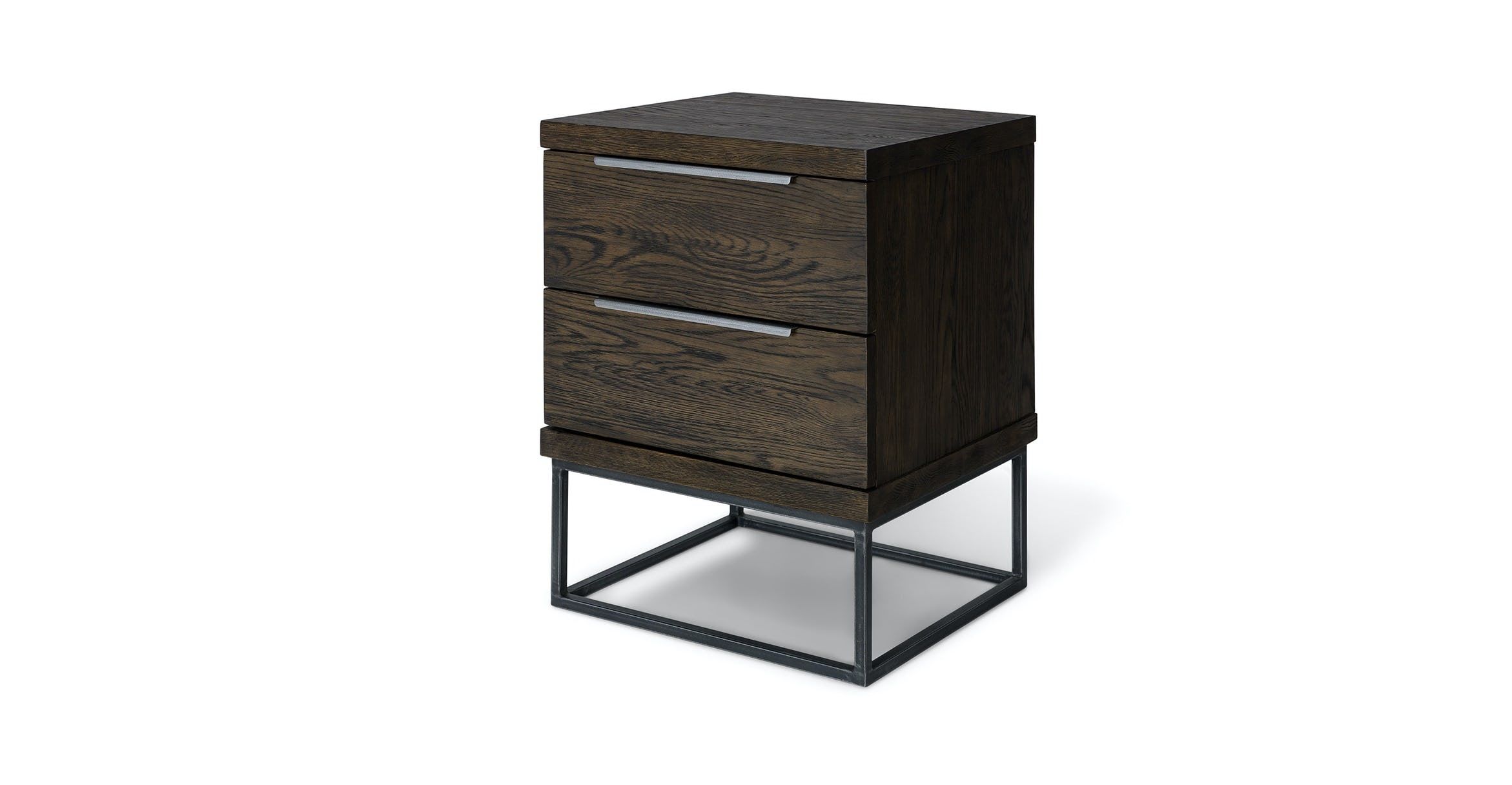 Taiga Smoke 2 Drawer Nightstand thumbnail 2