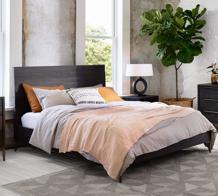 Braden Reclaimed Wood Platform Bed-King thumbnail 2