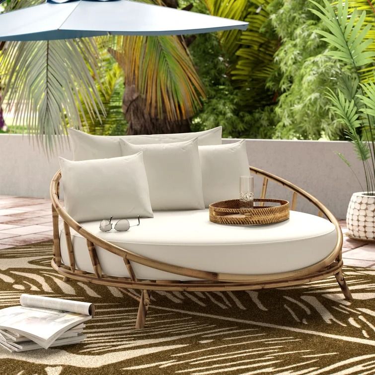 Olu Patio Daybed with Cushions thumbnail 2