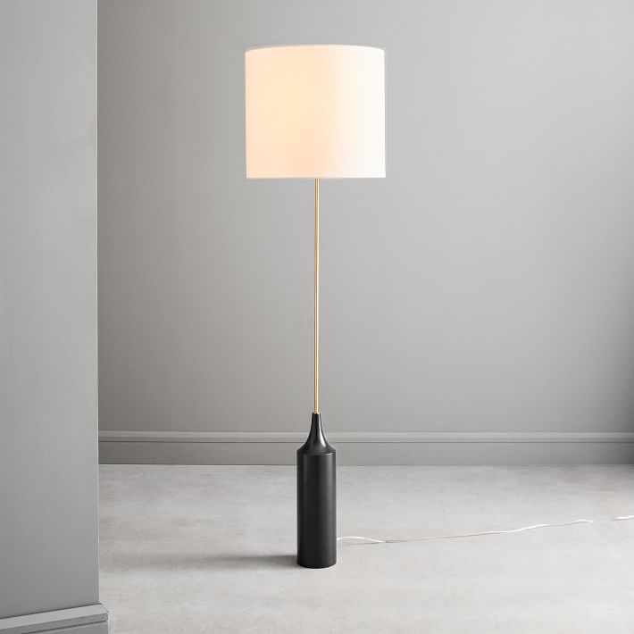 Hudson Metal Base Floor Lamp Dark Bronze thumbnail 2