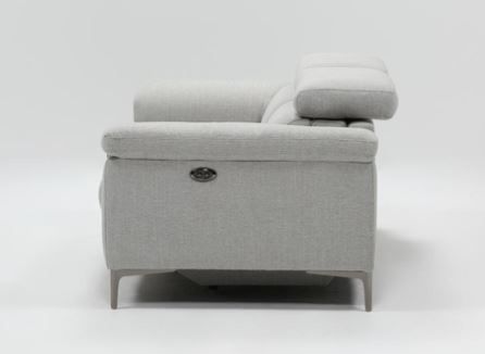 Talin Linen Power Reclining Loveseat thumbnail 2