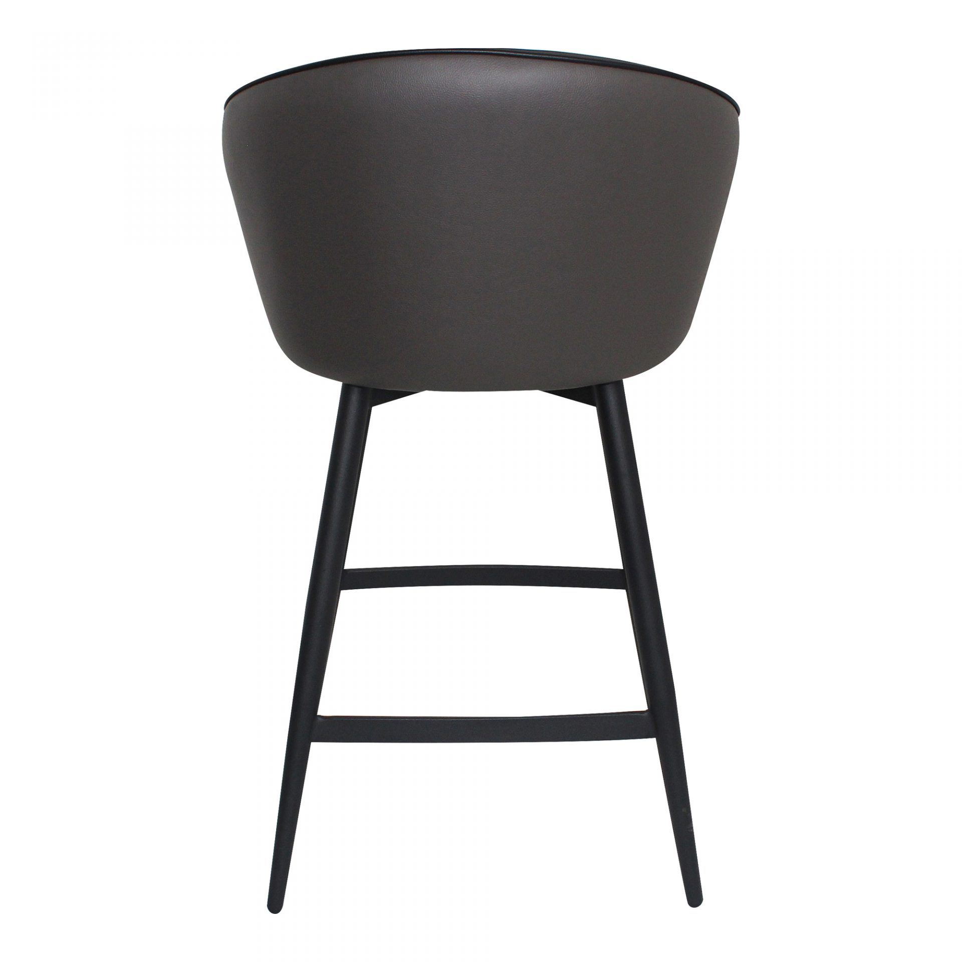 Vaughn Swivel Counter Stool Charcoal thumbnail 4