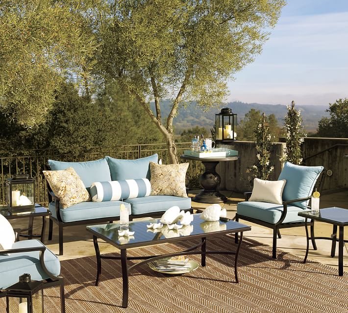 Riviera Metal Lounge Chair thumbnail 4