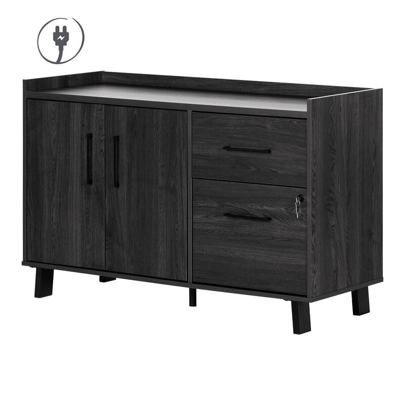 Kozack 2 Drawer 1 Shelf Filing Credenza thumbnail 2
