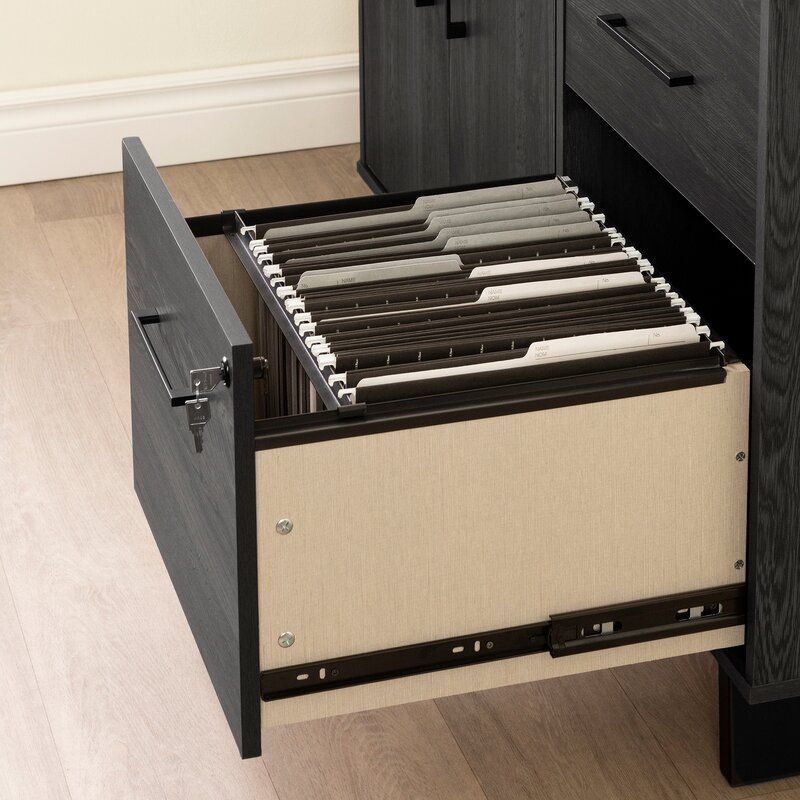Kozack 2 Drawer 1 Shelf Filing Credenza thumbnail 3