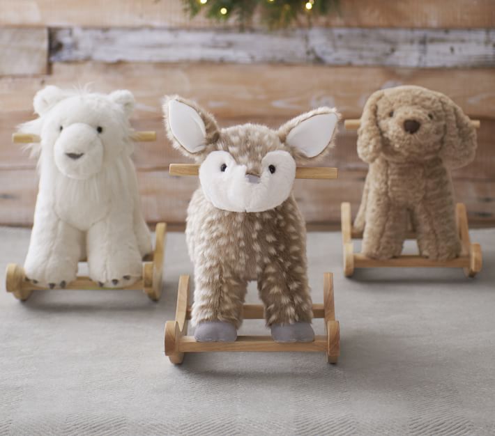 Labradoodle Plush Nursery Rocker thumbnail 2