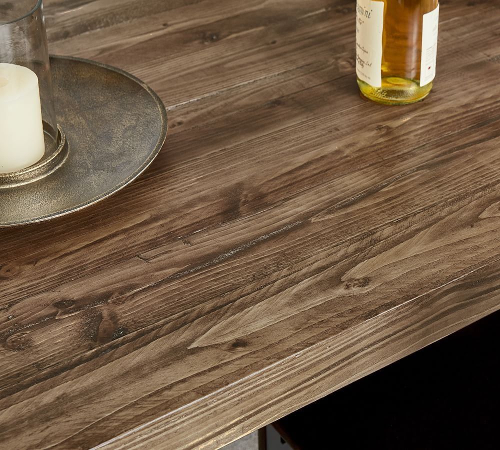 North Reclaimed Wood Extending Dining Table thumbnail 5