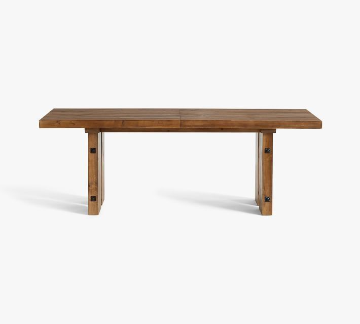 North Reclaimed Wood Extending Dining Table thumbnail 3