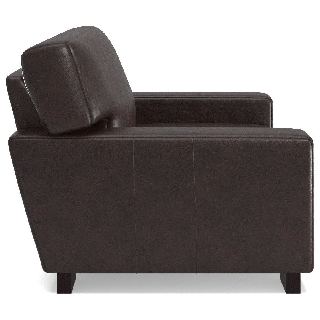 Turner Square Arm Leather Chair thumbnail 2
