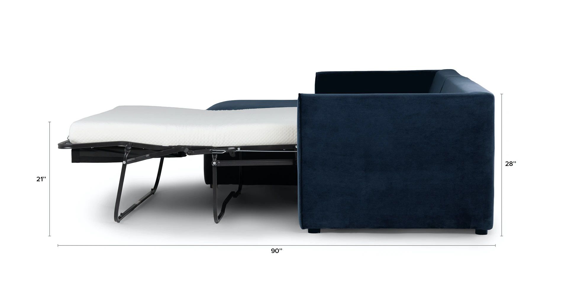 Oneira Tidal Blue Left Sofa Bed thumbnail 6