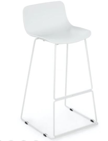 Anco White Bar Stool thumbnail 3
