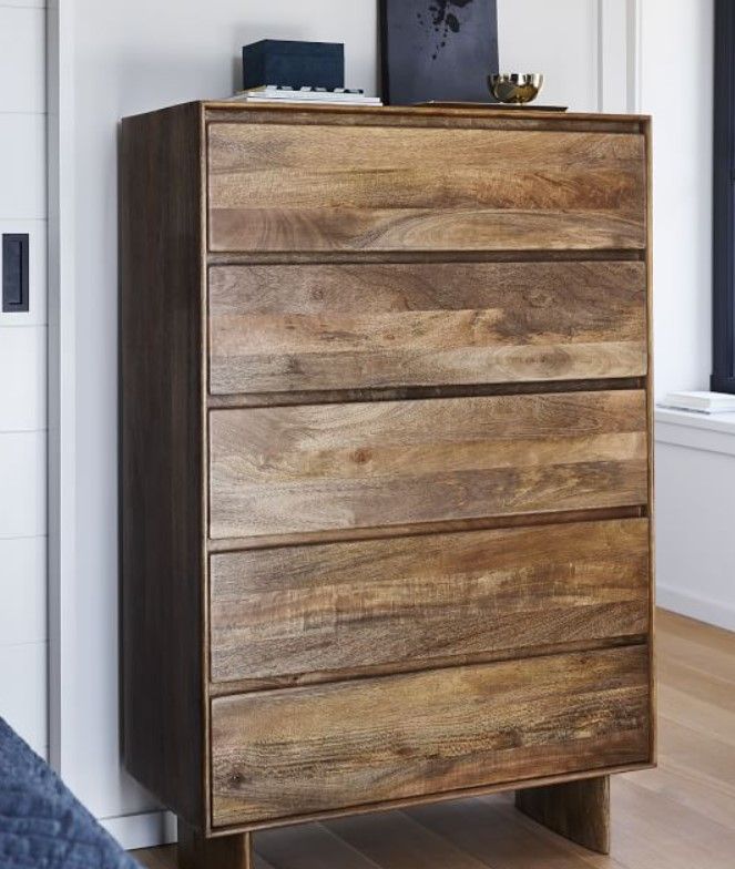 Anton Solid Wood 5 Drawer Dresser thumbnail 3