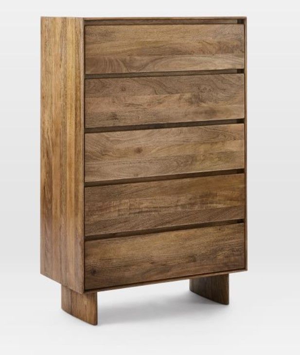 Anton Solid Wood 5 Drawer Dresser thumbnail 4