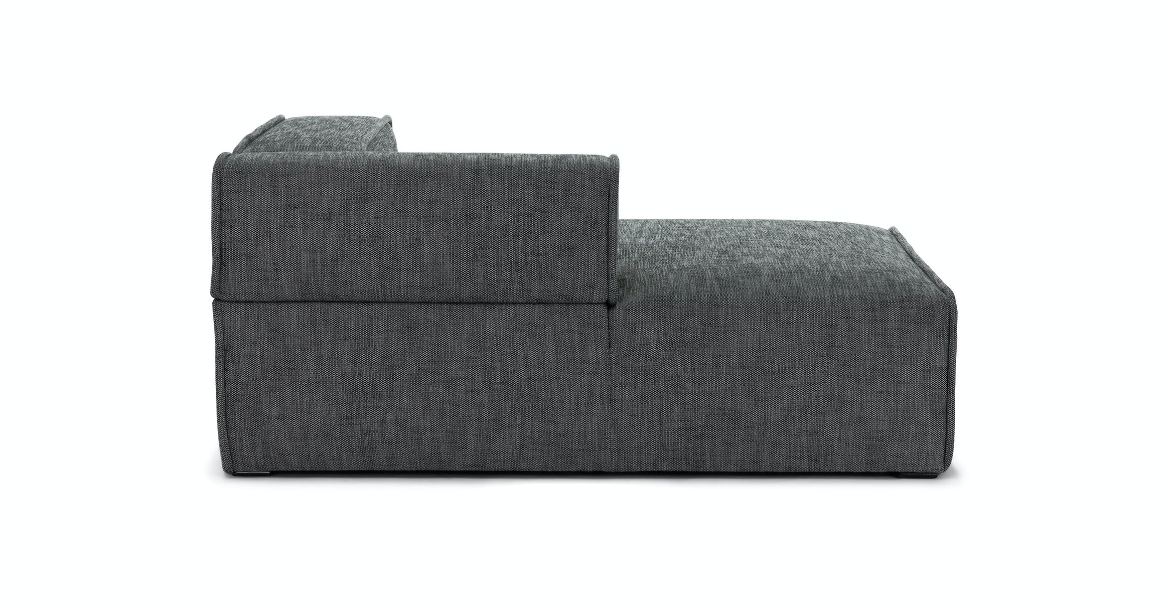 Quadra Carbon Gray Left Chaise Module thumbnail 3