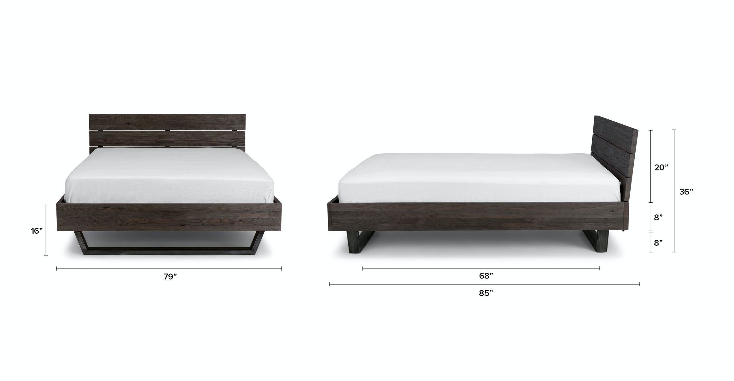 Taiga Smoke King Bed thumbnail 5