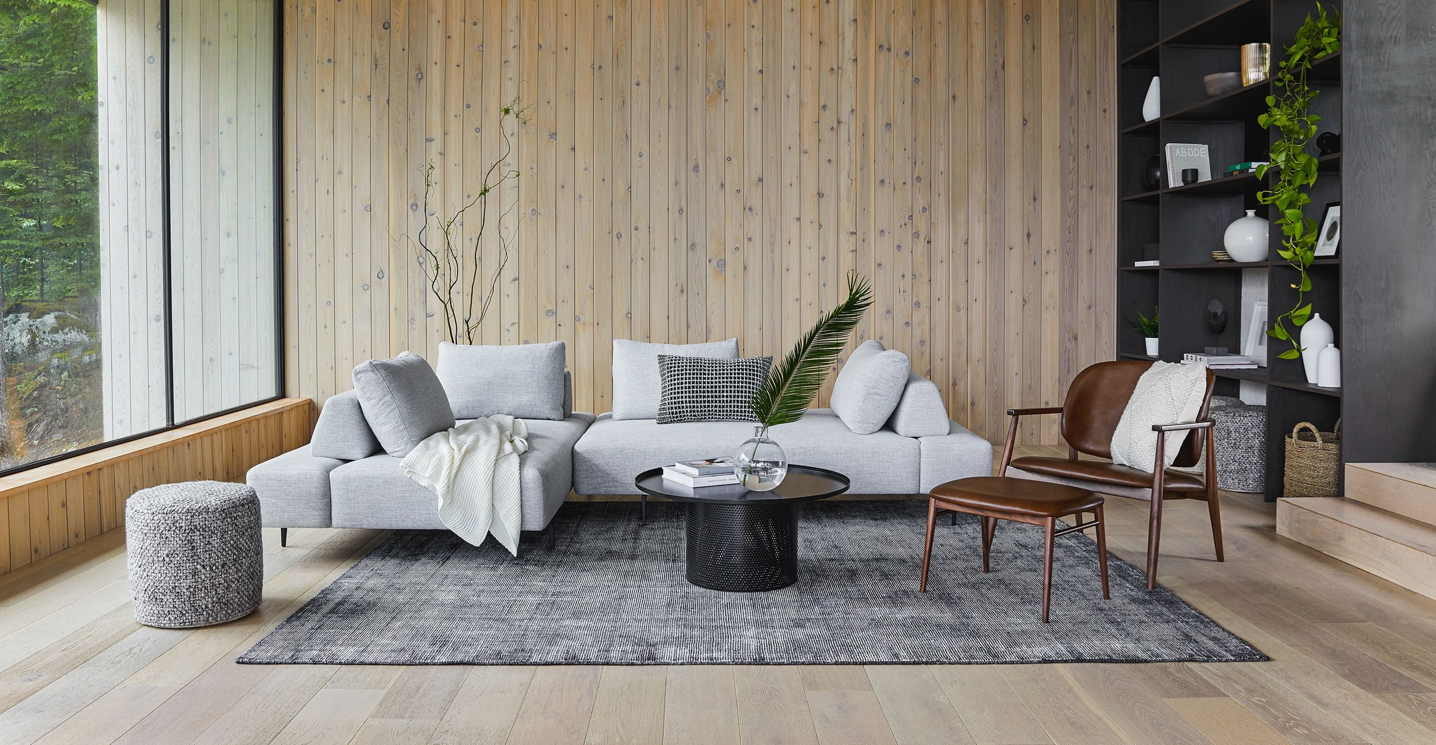 Divan Mist Gray Left Sectional thumbnail 2