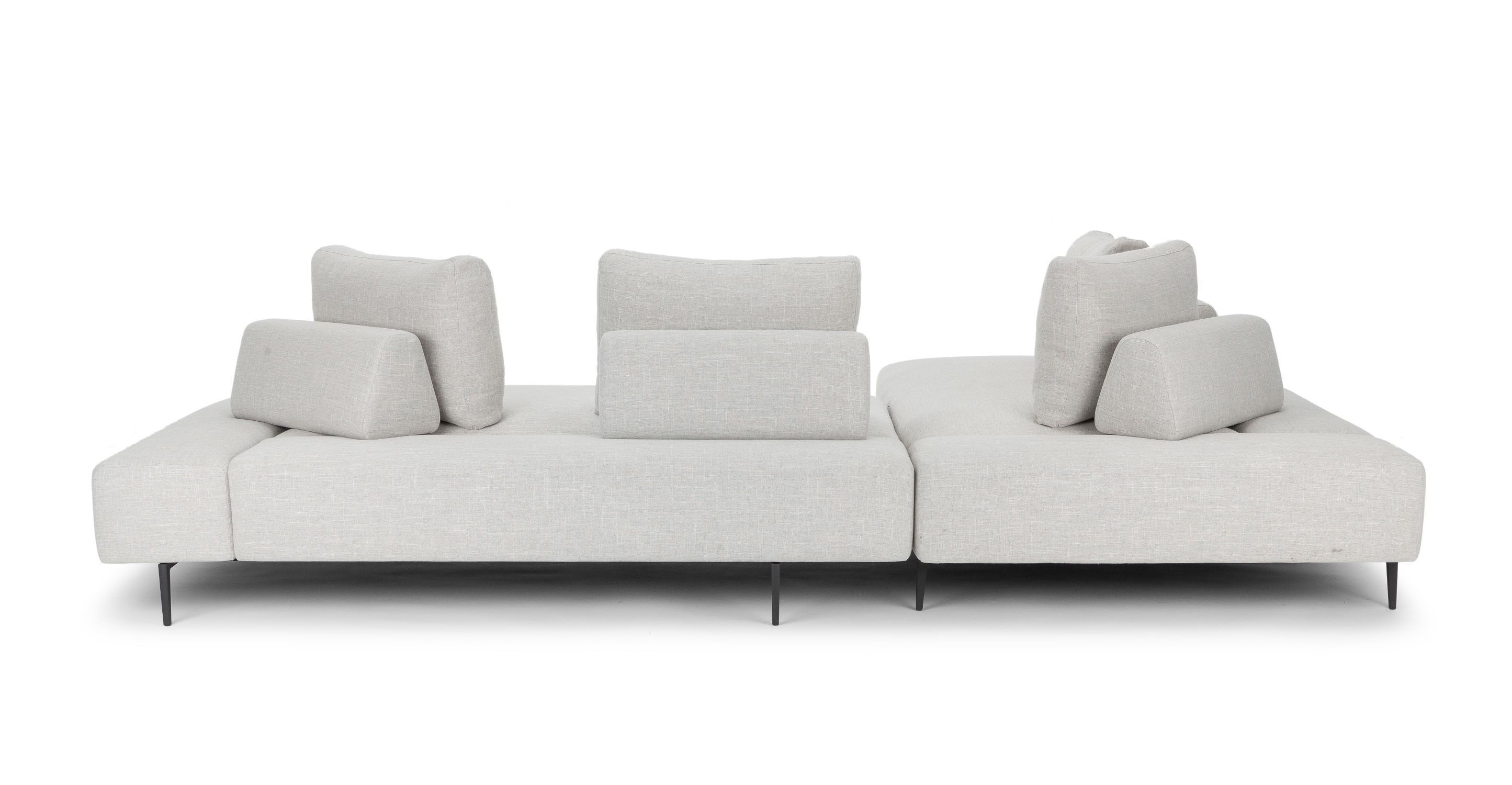 Divan Mist Gray Left Sectional thumbnail 5