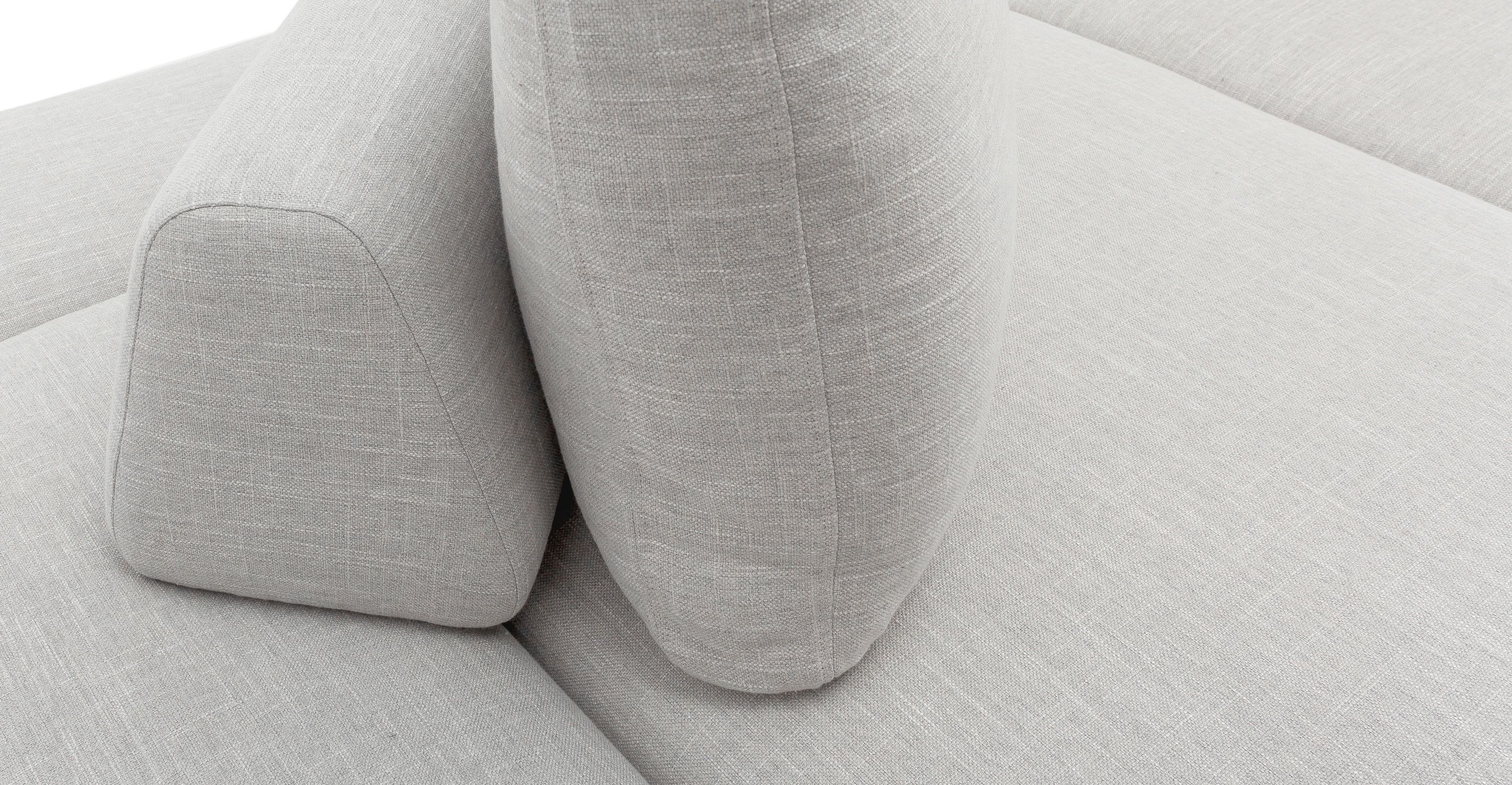 Divan Mist Gray Left Sectional thumbnail 6