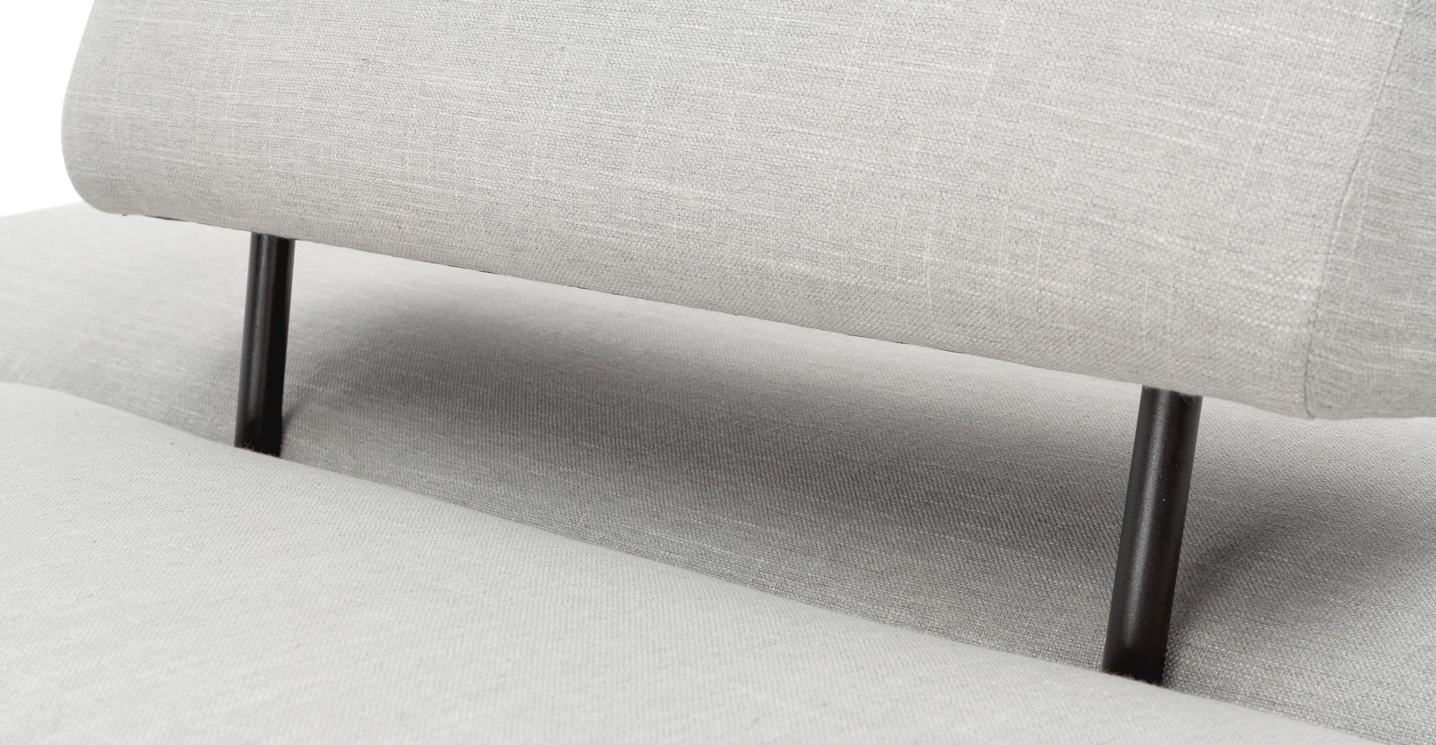 Divan Mist Gray Left Sectional thumbnail 7