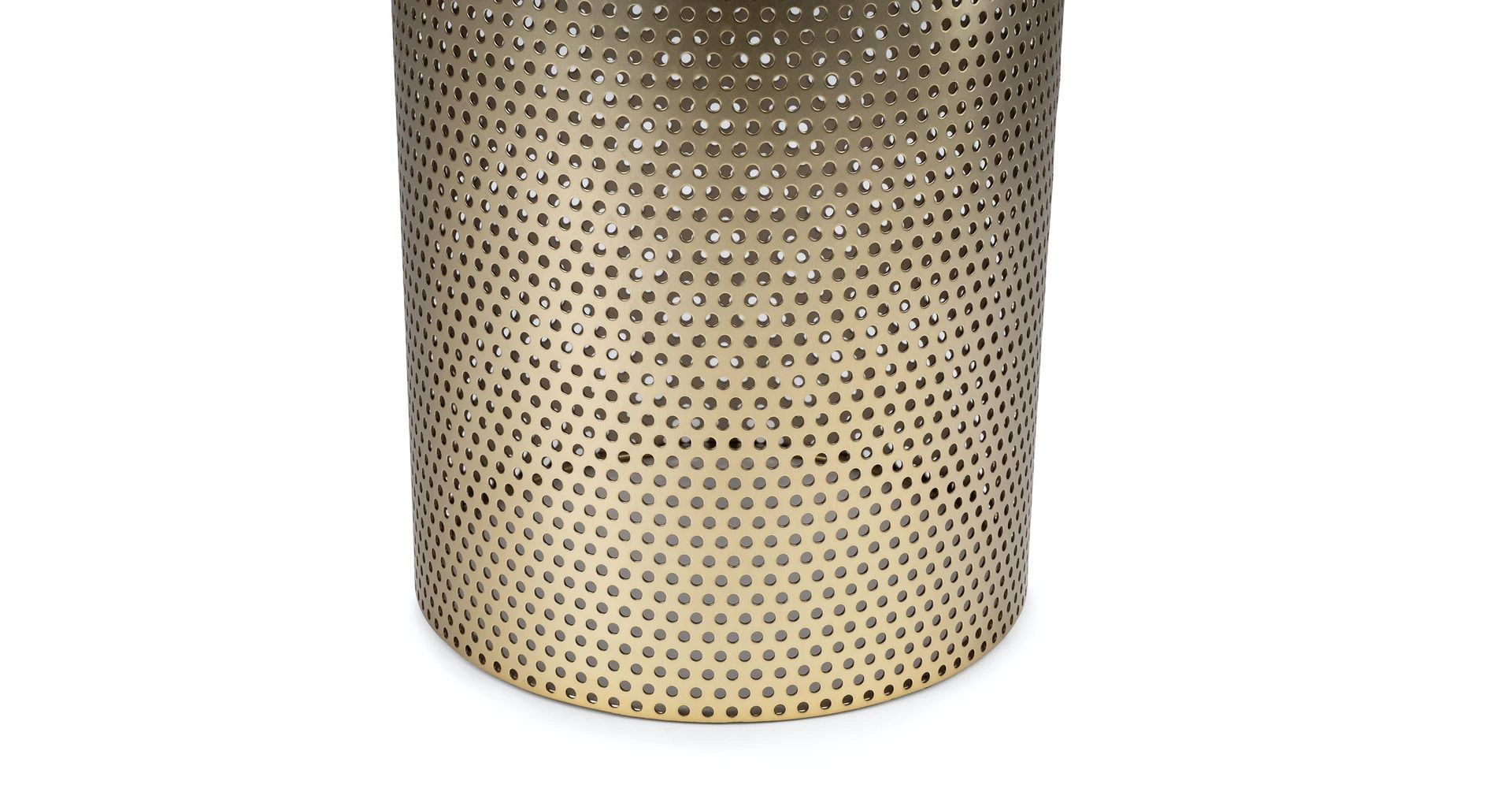 Equa brushed brass side table thumbnail 4