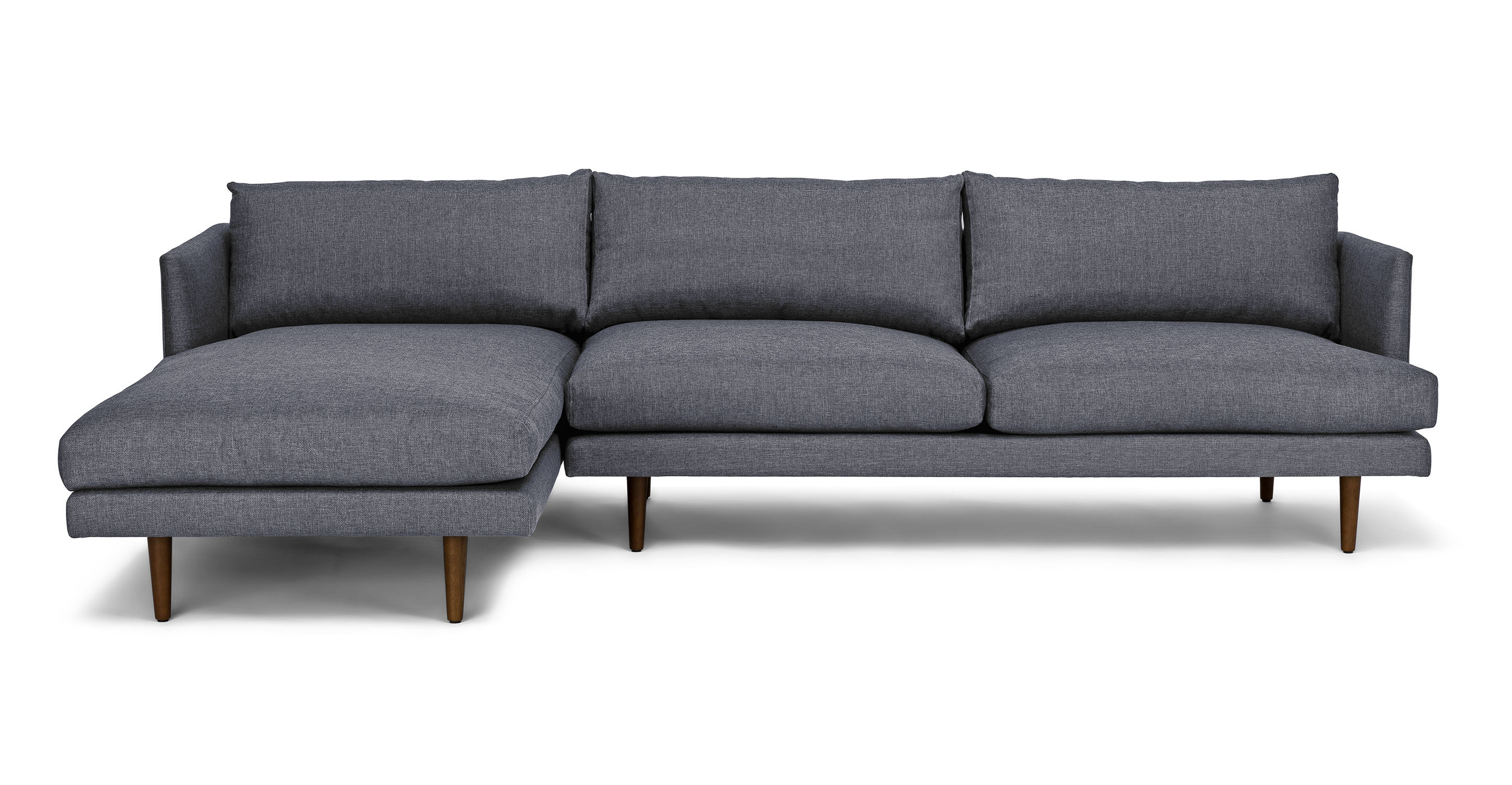 Burrard Stone Blue Left Sectional Sofa thumbnail 2