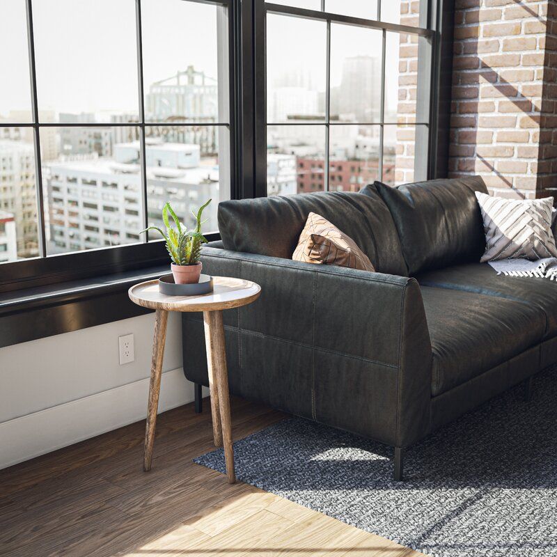 Solid Wood 3 Legs End Table thumbnail 3