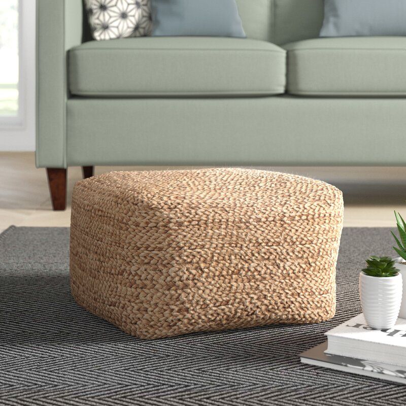 Liberty 18 Square Pouf Ottoman thumbnail 5