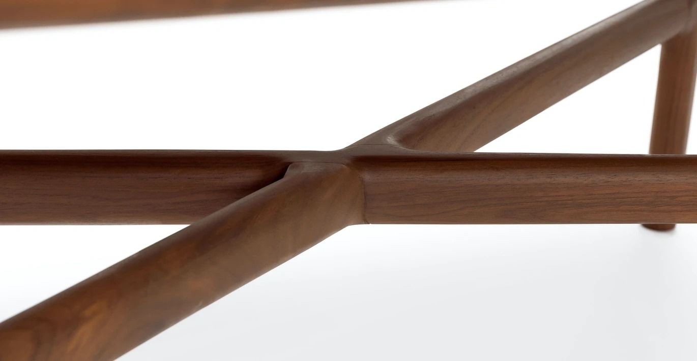 Brezza Matte Walnut Rectangular Coffee Table thumbnail 5
