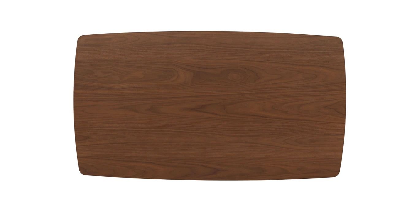 Brezza Matte Walnut Rectangular Coffee Table thumbnail 7