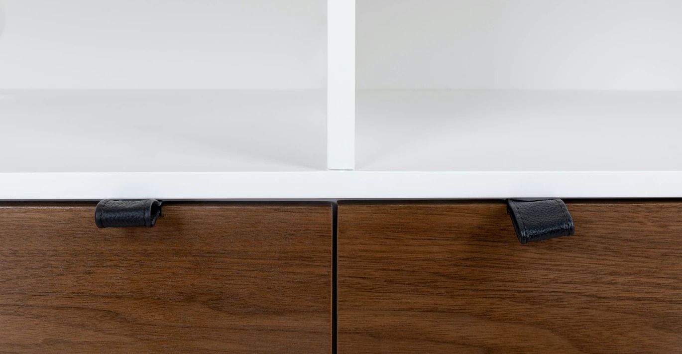 Envelo White / Walnut 80" Media Unit thumbnail 8