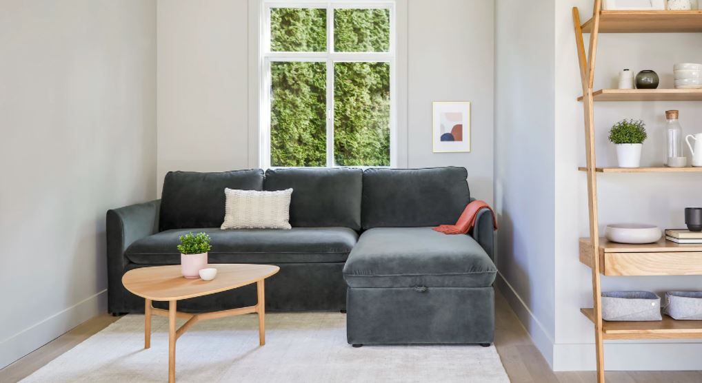 Oneira Deep Sea Blue Right Sofa Bed thumbnail 3