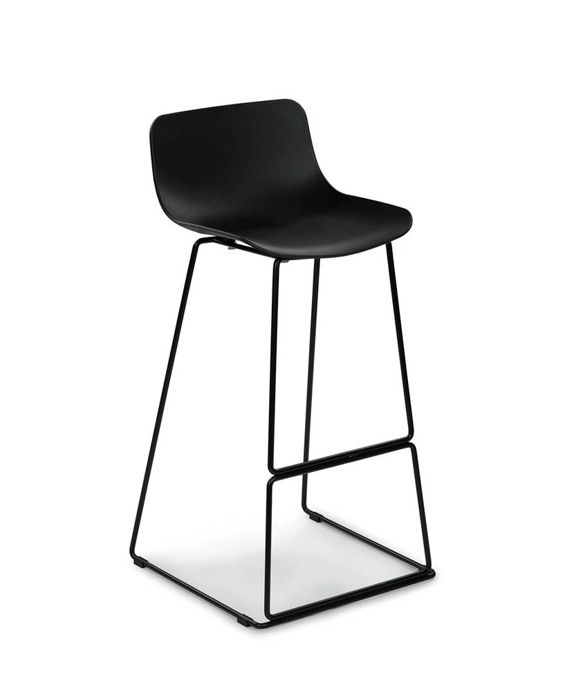 Anco black bar stool thumbnail 2