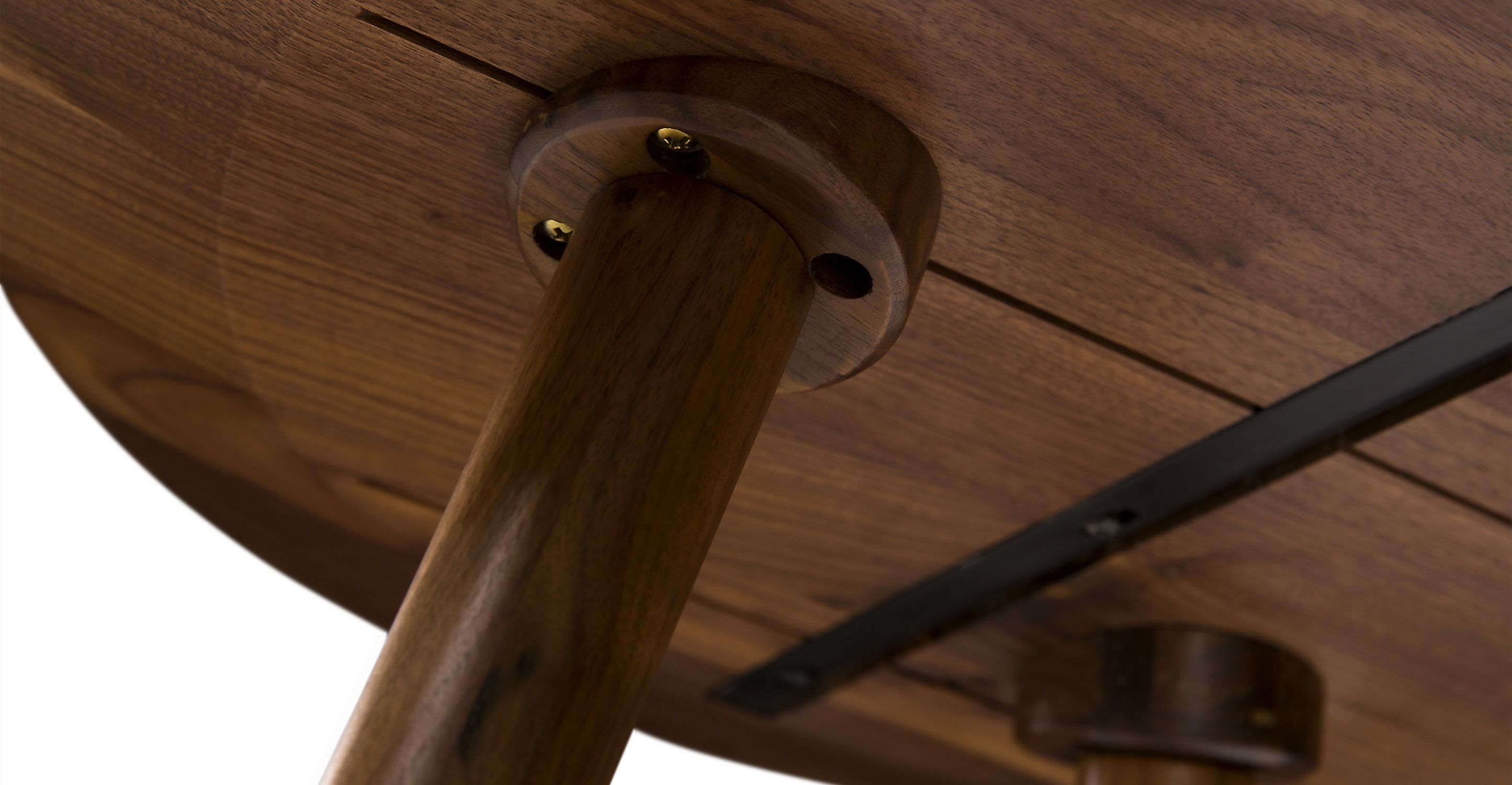 Amoeba Wild Walnut End Table thumbnail 6