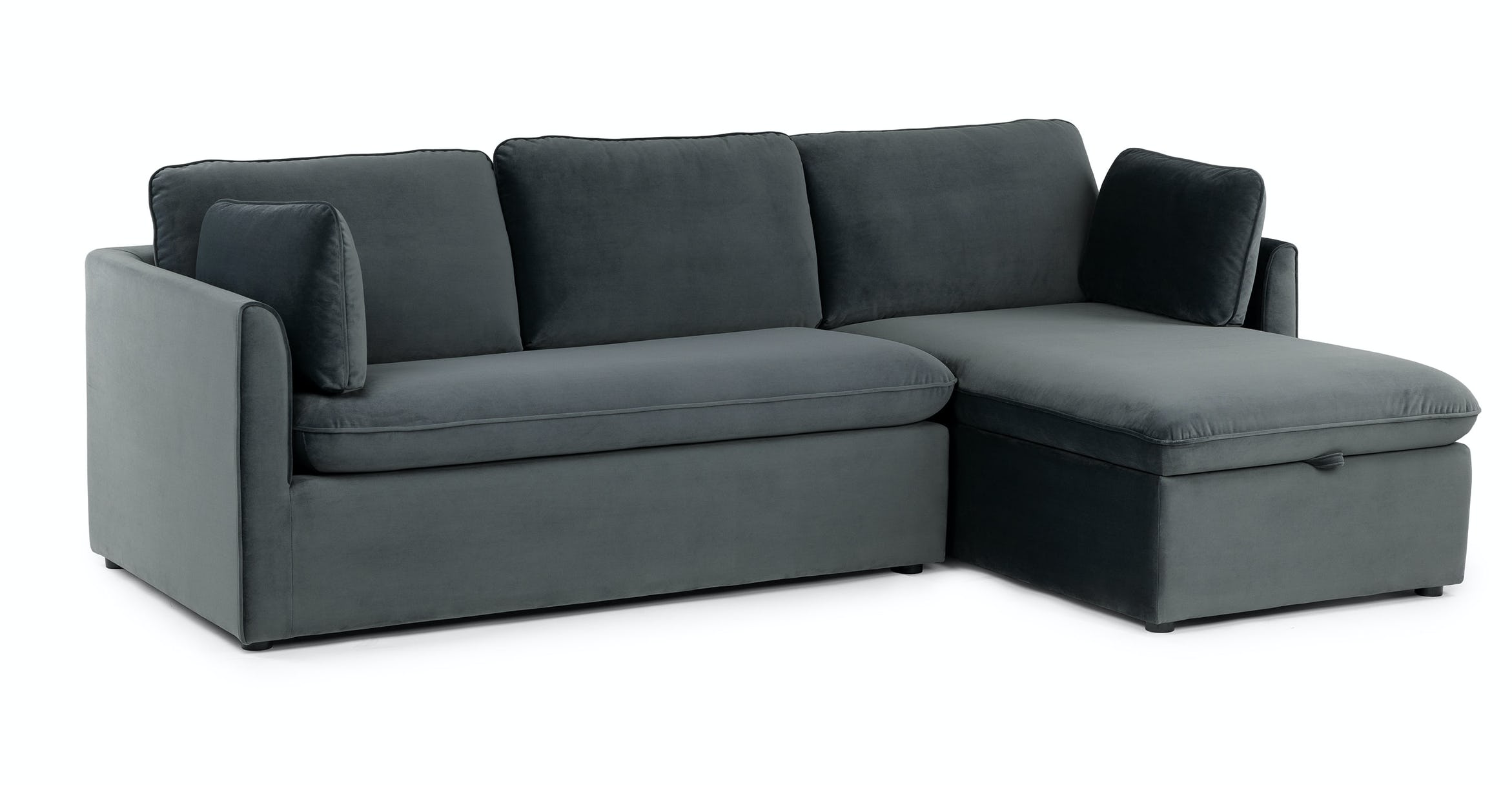 Oneira Deep Sea Blue Right Sofa Bed thumbnail 3