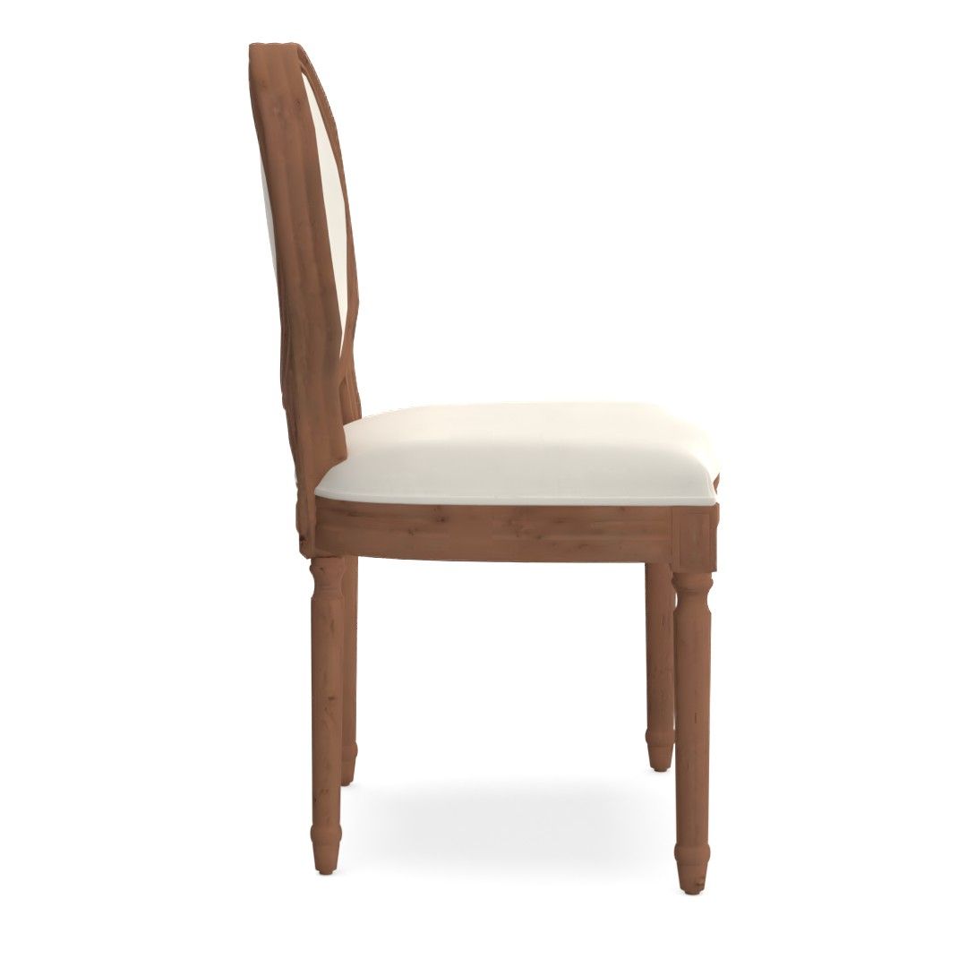 Haleigh Upholstered King Louis Back Side Chair thumbnail 2