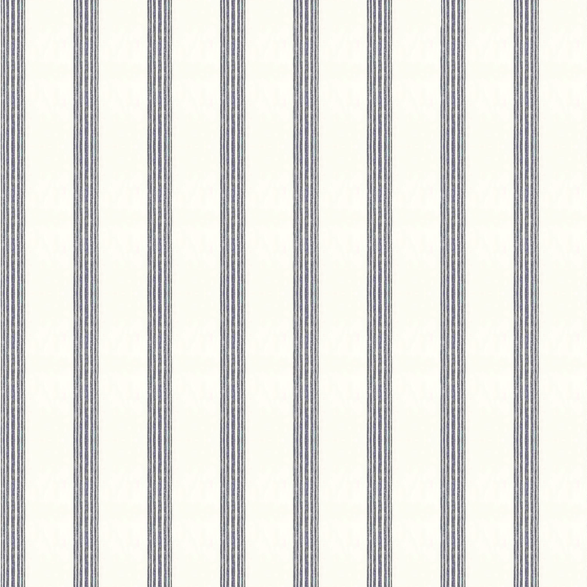 Riviera Striped Linen Cotton Rod Pocket Curtain thumbnail 4