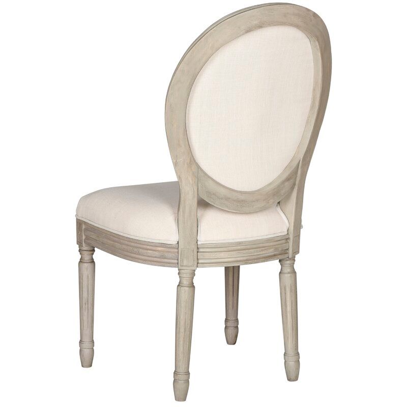 Falgoust Upholstered King Louis Back Side Chair Set of 2 thumbnail 5