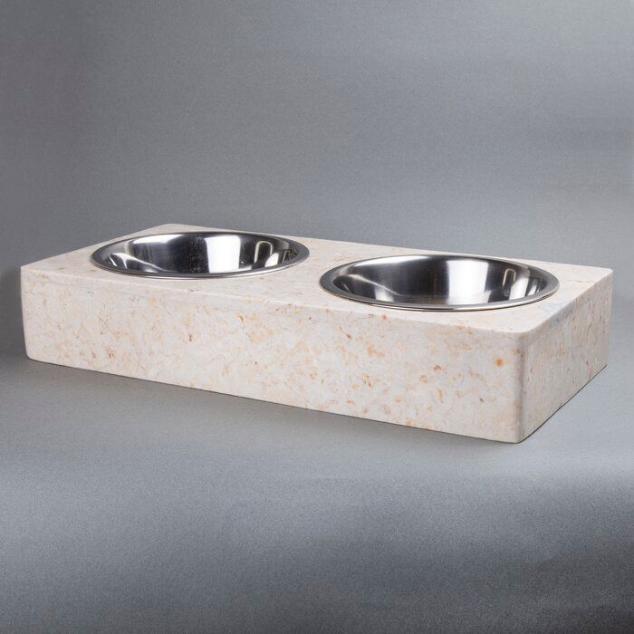 Double Pet Food and Water Feeding Bowl thumbnail 2