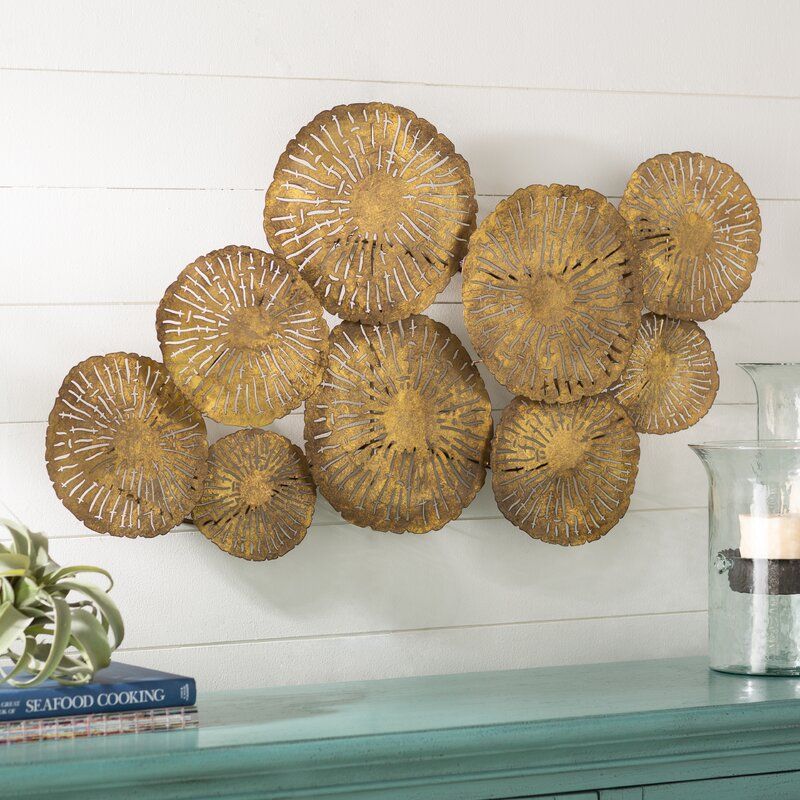 Round Metal Wall Decor thumbnail 2