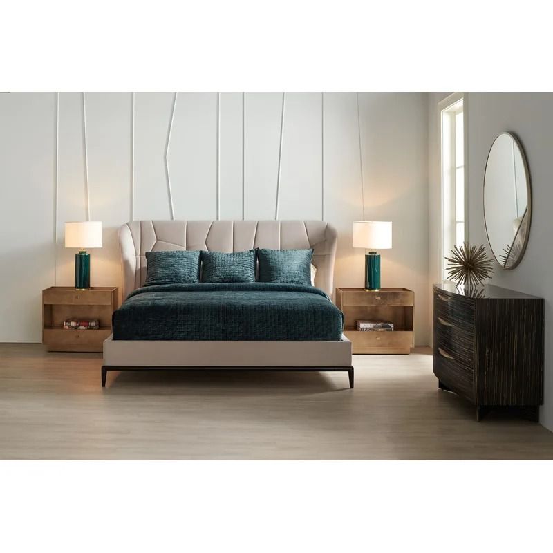 Modern Edge Perimeter 2 Drawer Nightstand thumbnail 2