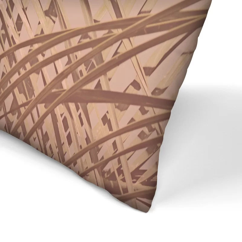 Pastel Palm Lumbar Pillow With Insert-20"x14" thumbnail 3