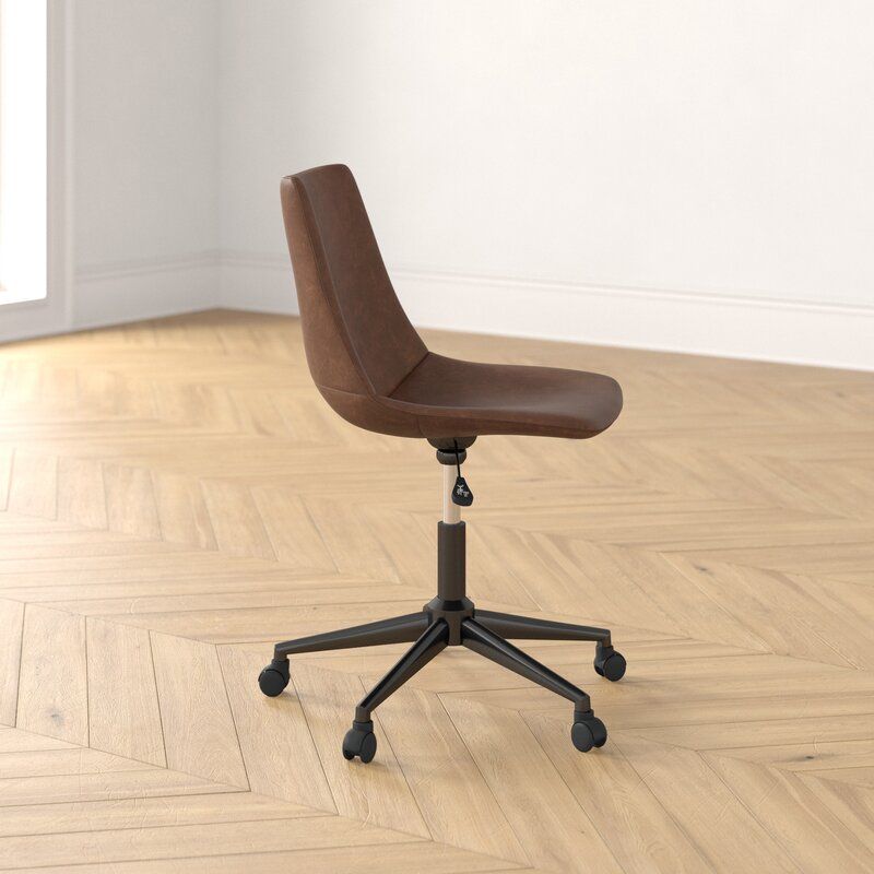 Isabel Ergonomic Faux Leather Task Chair thumbnail 2