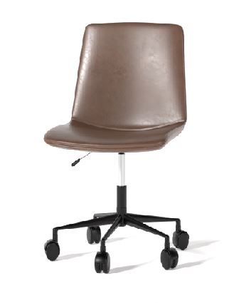 Isabel Ergonomic Faux Leather Task Chair thumbnail 4
