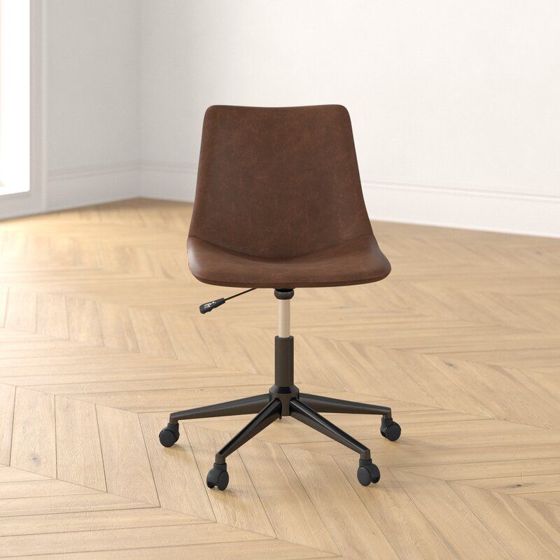 Isabel Ergonomic Faux Leather Task Chair thumbnail 5
