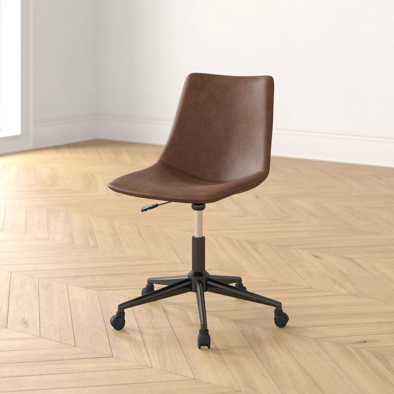 Isabel Ergonomic Faux Leather Task Chair thumbnail 7